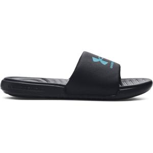 imageUnder Armour Boys Ansa Fix Slide Sandal302 BlackBlackBlue Surf