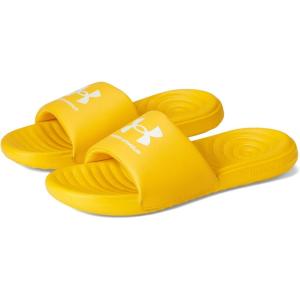 imageUnder Armour Boys Ansa Fix Slide Sandal700 Zeppelin YellowZeppelin YellowLemon Ice