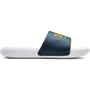 imageUnder Armour Boys Ansa Fix Slide SandalDeep Sea 402Cruise Gold