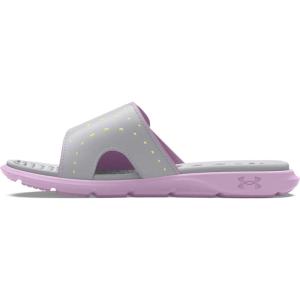 imageUnder Armour Kids Ignite Pro Slide Sandal500 Purple AceHalo GraySonic Yellow