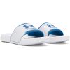 imageUnder Armour Mens Ignite Select Slide Sandal101 WhiteWhiteViral Blue