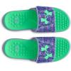 imageUnder Armour Mens Ignite Select Slide Sandal500 CelesteCobalt LegacyVapor Green