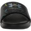 imageUnder Armour Womens Ansa Graphic Fixed Strap Slide Sandal010 BlackBlackMetallic Harbor Blue