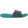 imageUnder Armour Womens Ansa Graphic Fixed Strap Slide Sandal011 BlackCoastal TealLime Surge