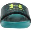 imageUnder Armour Womens Ansa Graphic Fixed Strap Slide Sandal011 BlackCoastal TealLime Surge