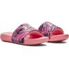 imageUnder Armour Womens Ansa Graphic Fixed Strap Slide Sandal605 Posh PinkPosh PinkIvory
