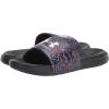 imageUnder Armour Womens Ansa Graphic Fixed Strap Slide SandalBlack 004Mineral Blue