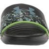 imageUnder Armour Womens Ansa Graphic Fixed Strap Slide SandalBlack 008Metallic Ore