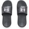 imageUnder Armour Womens Ansa Graphic Fixed Strap Slide SandalPitch Gray 102Black
