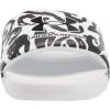 imageUnder Armour Womens Ansa Graphic Fixed Strap Slide SandalWhite 101Black