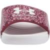 imageUnder Armour Womens Ansa Graphic Fixed Strap Slide SandalWhite 103Polaris Purple