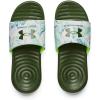 imageUnder Armour Womens Ansa Graphic Fixed Strap Slide SandalWhite 104Bio Green