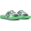 imageUnder Armour Womens Ignite Select Slide Sandal300 Matrix GreenGravelWhite