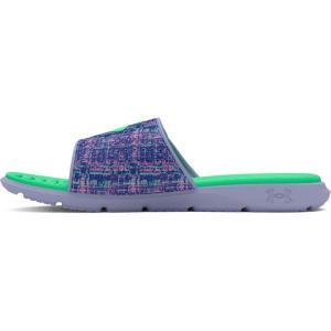 imageUnder Armour Mens Ignite Select Slide Sandal500 CelesteCobalt LegacyVapor Green