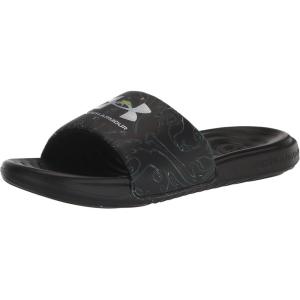 imageUnder Armour Womens Ansa Graphic Fixed Strap Slide Sandal010 BlackBlackMetallic Harbor Blue