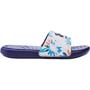 imageUnder Armour Womens Ansa Graphic Fixed Strap Slide Sandal115 WhiteSonar BlueSonar Blue