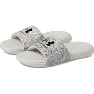 imageUnder Armour Womens Ansa Graphic Fixed Strap Slide Sandal117 FogFogBlack