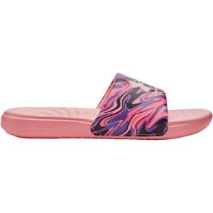 imageUnder Armour Womens Ansa Graphic Fixed Strap Slide Sandal605 Posh PinkPosh PinkIvory