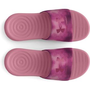 imageUnder Armour Womens Ansa Graphic Fixed Strap Slide Sandal607 Pink ElixirPink ElixirCharged Cherry