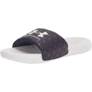 imageUnder Armour Womens Ansa Graphic Fixed Strap Slide SandalAcademy Blue 403White