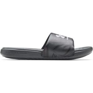 imageUnder Armour Womens Ansa Graphic Fixed Strap Slide SandalPitch Gray 102Black