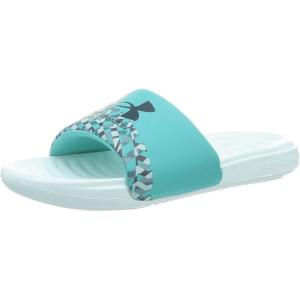 imageUnder Armour Womens Ansa Graphic Fixed Strap Slide SandalSea Mist 300Black