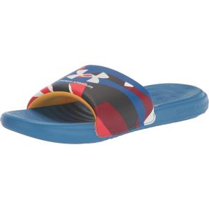 imageUnder Armour Womens Ansa Graphic Fixed Strap Slide SandalVictory Blue 401Stone