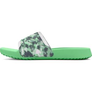 imageUnder Armour Womens Ignite Select Slide Sandal300 Matrix GreenGravelWhite