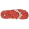 imageUnder Armour Womens Ignite Pro Marbella Graphic Flip Flop Slide Sandal100 WhiteOrange TropicWhite
