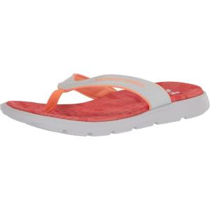 imageUnder Armour Womens Ignite Pro Marbella Graphic Flip Flop Slide Sandal100 WhiteOrange TropicWhite