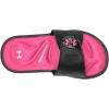 imageUnder Armour Kids Ignite IX Slide SandalBlack 002Pink Surge