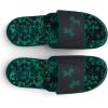 imageUnder Armour Mens Ignite Pro Graphic Slide Sandal001 BlackCoastal TealCoastal Teal