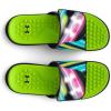 imageUnder Armour Mens Ignite Pro Graphic Slide Sandal002 BlackLime SurgeWhite