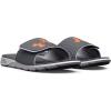 imageUnder Armour Mens Ignite Pro Graphic Slide Sandal103 Pitch GrayWhiteOrange Blast