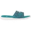imageUnder Armour Mens Ignite Pro Graphic Slide Sandal301 Coastal TealWhiteWhite