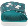 imageUnder Armour Mens Ignite Pro Graphic Slide Sandal301 Coastal TealWhiteWhite
