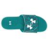 imageUnder Armour Mens Ignite Pro Graphic Slide Sandal301 Coastal TealWhiteWhite