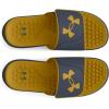 imageUnder Armour Mens Ignite Pro Graphic Slide Sandal402 Downpour GrayDownpour GrayGilded Yellow