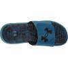 imageUnder Armour Mens Ignite Pro Graphic Slide Sandal403 Varsity BlueDownpour GrayBlack