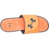 imageUnder Armour Mens Ignite Pro Graphic Slide Sandal801 Orange BlastDownpour GrayDownpour Gray