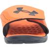 imageUnder Armour Mens Ignite Pro Graphic Slide Sandal801 Orange BlastDownpour GrayDownpour Gray