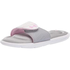 imageUnder Armour Kids Ignite IX Slide SandalWhite 102Mod Gray