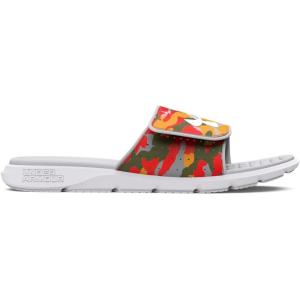 imageUnder Armour Mens Ignite Pro Graphic Slide Sandal602 BetaMod GrayWhite
