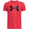 imageUnder Armour Boys Tech Big Logo Printed ShortSleeve TShirt713 Racer Red   Black