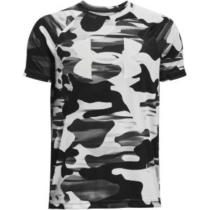 imageUnder Armour Boys Tech Big Logo Printed ShortSleeve TShirt006 Black   White
