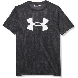 imageUnder Armour Boys Tech Big Logo Printed ShortSleeve TShirt010 Black   White