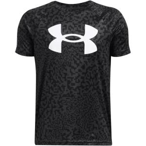 imageUnder Armour Boys Tech Big Logo Printed ShortSleeve TShirt018 Anthracite   White