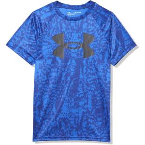 imageUnder Armour Boys Tech Big Logo Printed ShortSleeve TShirt404 Royal   Black