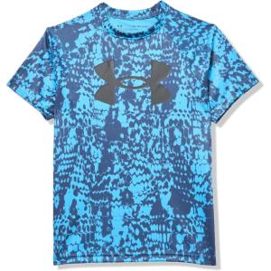 imageUnder Armour Boys Tech Big Logo Printed ShortSleeve TShirt452 Ether Blue   Black