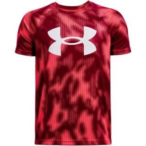 imageUnder Armour Boys Tech Big Logo Printed ShortSleeve TShirt629 Beta   White